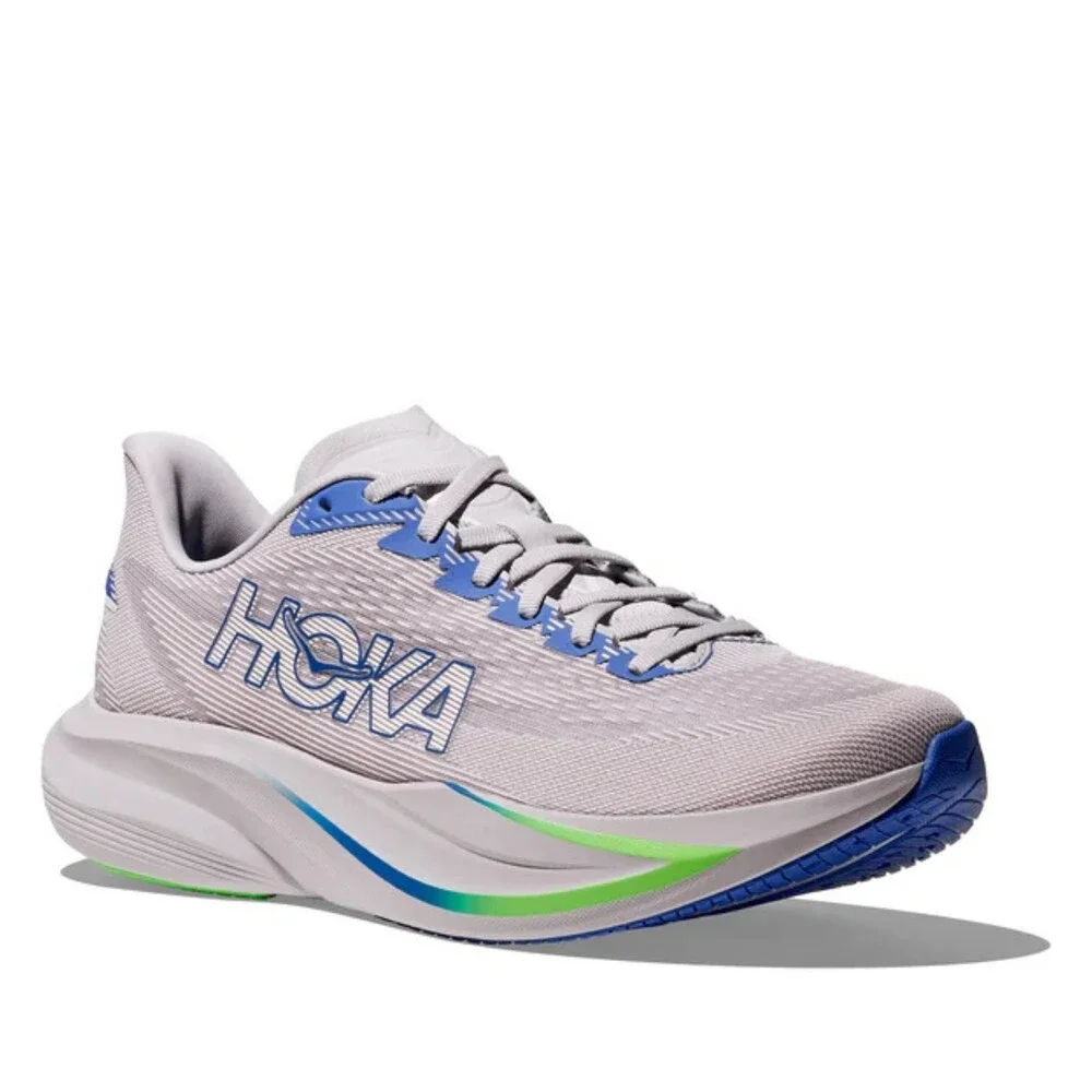 Hoka One One Mach 7 1171904-AYCB Sneakers Men's Ash Gray Running Shoes SHOP716